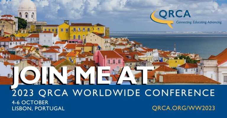 2023 QRCA Worldwide Conference, fascinating papers by and for passionate people