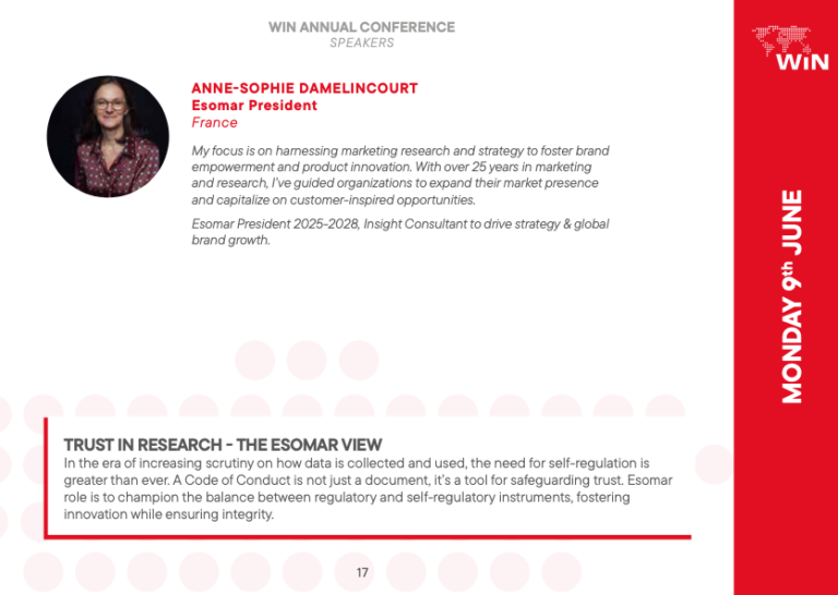 WIN Annual Conference in Helsinki
