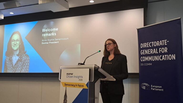Opening speech – Esomar Citizen Insights Summit – European Parliament Brussels